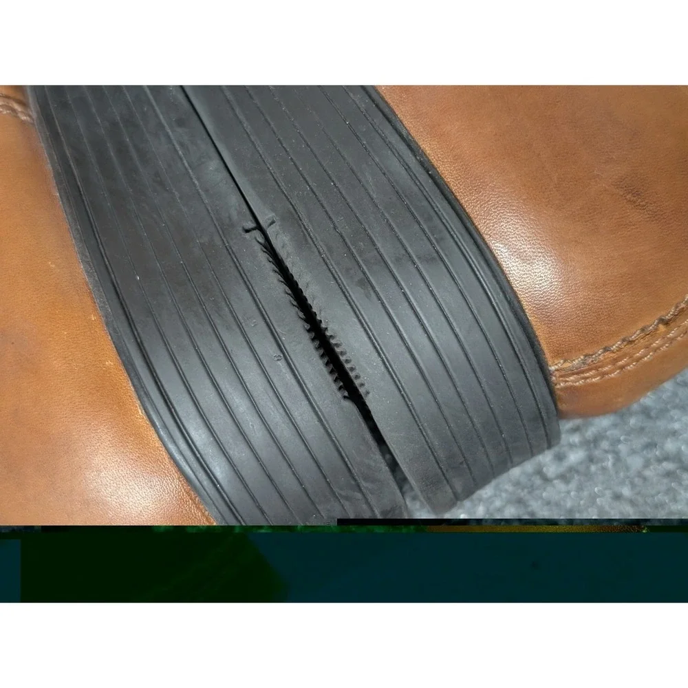 Men's‎ Clarks Whiddon Plain Dress Casual Lace Up Oxford Dark Tan Leather 7.5 W